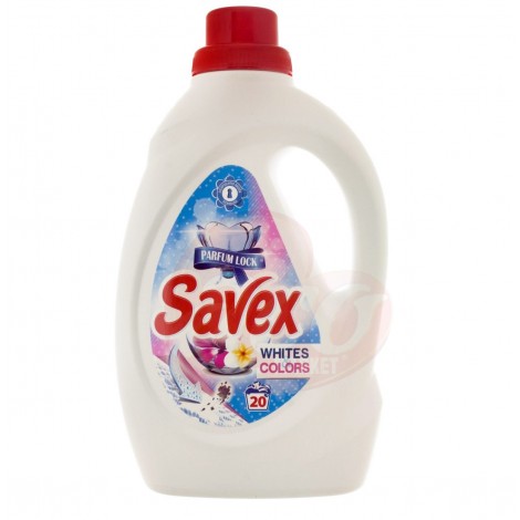 Detergent lichid Savex 2 in 1 White & Colors 1.1l