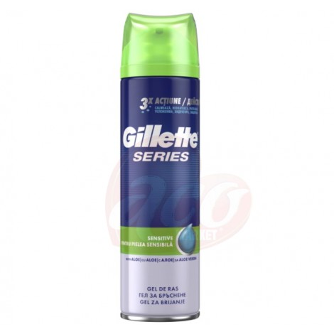 Gel de ras Gillette Series sensitive 200 ml