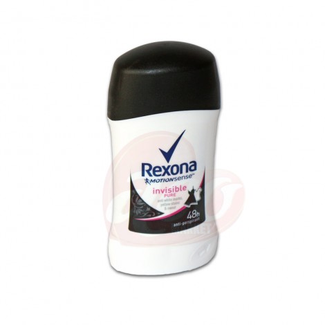 Deodorant antiperspirant stick Rexona Invisible Pure 40ml