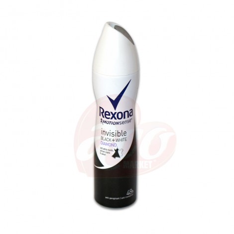 Deodorant antiperspirant spray Rexona Invisible B & W Diamond 150ml