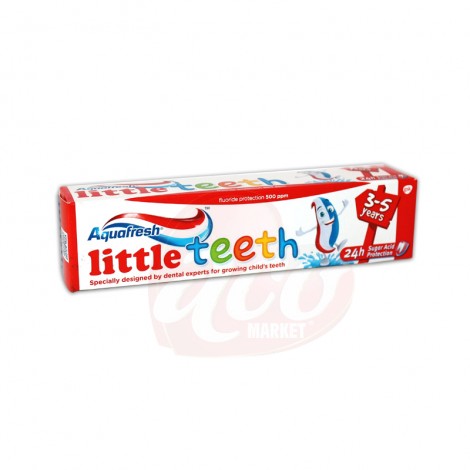 Pasta de dinti Aquafresh Kids Little Teeth 3-5 ani 50ml