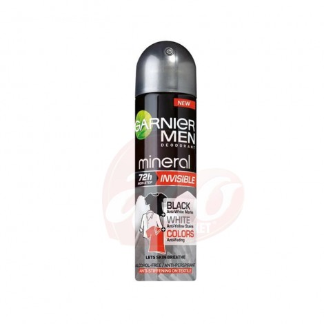 Deodorant antiperspirant spray Garnier Men Black & White 150 ml