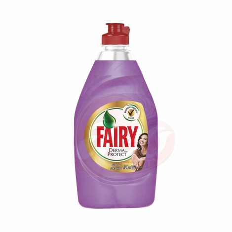 Detergent de vase Fairy Derma Protect Silk & Orchid 450 ml 