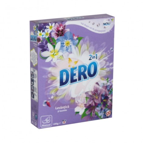 Detergent manual Dero Surf  2 in 1 Levantica si Iasomie 400gr 