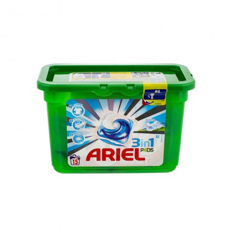 Detergent automat Ariel capsule Alpine 15x29.9 ml