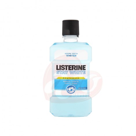 Apa de gura antibacteriana Listerine Stay White 250 ml