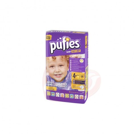 Scutece copii Pufies Sensitive nr. 4 Maxi 56 buc/set