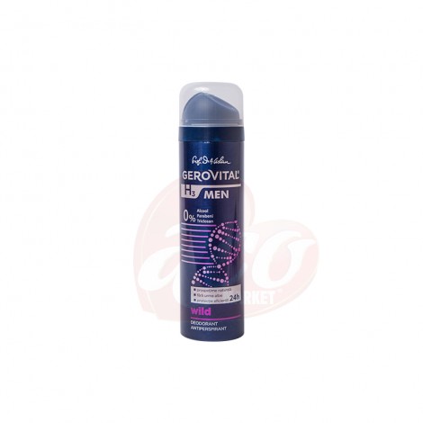 Deodorant antiperspirant spray Gerovital H3 Men Wild 150 ml 