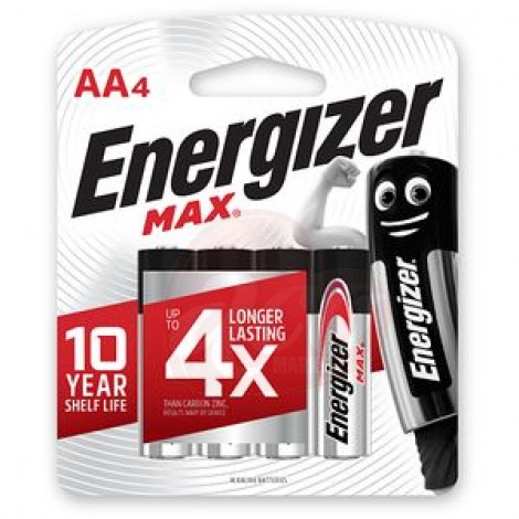 Baterii alcaline ENERGIZER MAX AA R6 1.5V 4/set