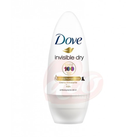 Deodorant antiperspirant roll on Dove Invisible Dry 50ml