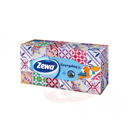 Servetele faciale la cutie Zewa Everyday, 2 straturi, 100 bucati