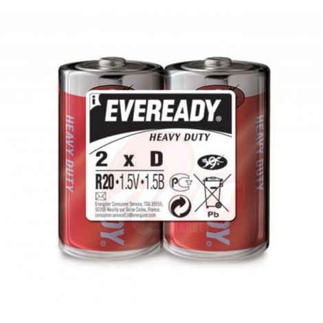 Baterii Energizer Eveready tip LR20 - D, 2 bucati/set