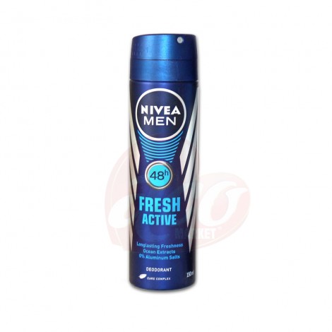 Deodorant antiperspirant spray pentru barbati Nivea Fresh Active 150ml