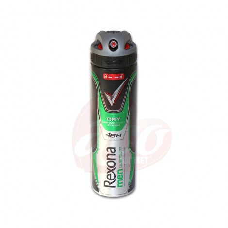 Deodorant antiperspirant spray pentru barbati Rexona Quantum Dry 150ml