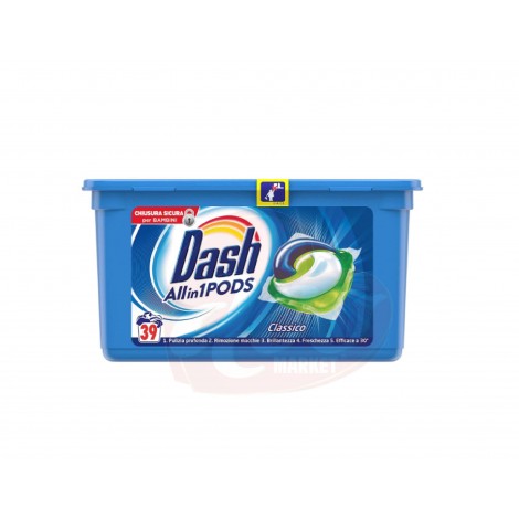 Detergent capsule Dash Clasic 39x26,4gr