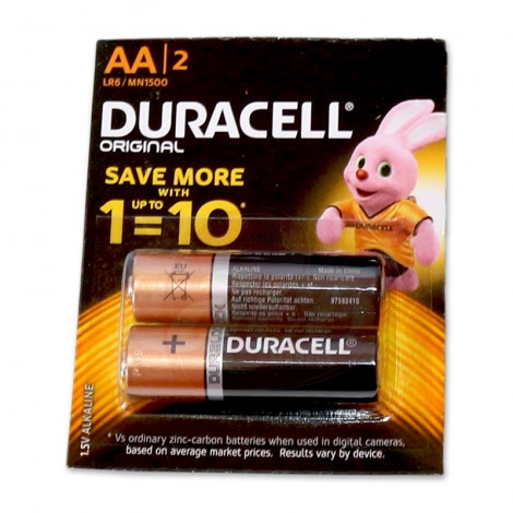 Baterii Duracell AA R6 1.5V Alkaline 2/set