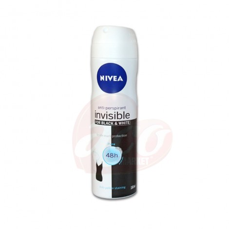 Deodorant antiperspirant spray Nivea Invisible Black & White Pure 150ml 