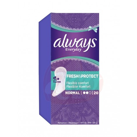 Absorbante Always Fresh & Protect Normal Deo  20/set 
