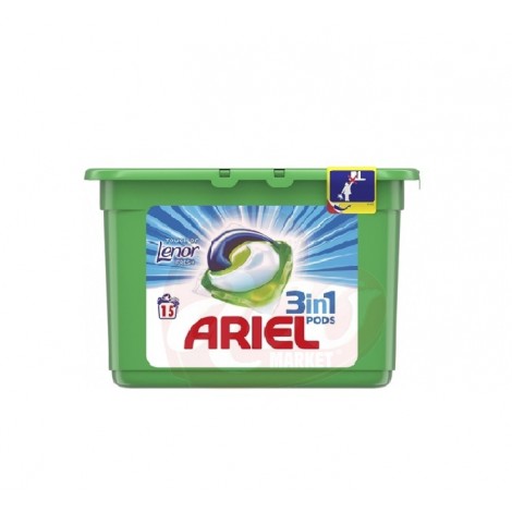 Detergent capsule Ariel Lenor Fresh 15x29.9 ml