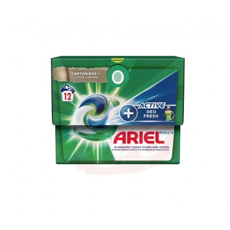 Detergent capsule Ariel Pods ACTIVE+ DEO FRESH12X25.1 ml