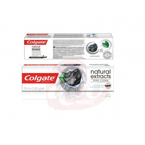 Pasta de dinti Colgate Natural Extracts Activated Charcoal + White Mint Toothpaste 75ml