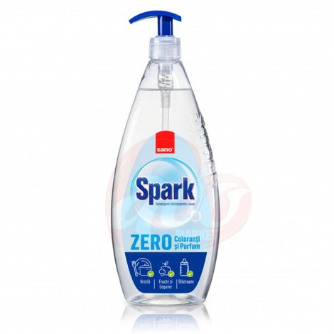 Detergent de vase Sano Spark ZERO Coloranti si Parfum 1l
