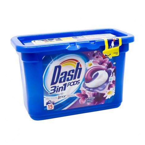 Detergent capsule Dash Lavanda 15x25,1gr