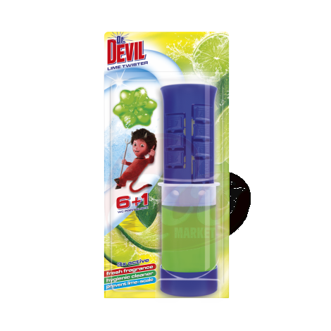 Odorizant wc Dr. Devil 3in1 Point block Lime Twister