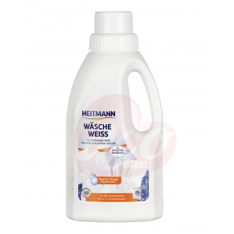 Inalbitor lichid pentru rufe albe, Heitmann 500 ml