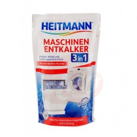 Decalcificator Universal 3in1 pentru masini de spalat vase si haine Heitmann 175g