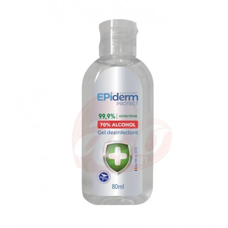Gel antibacterian, dezinfectant pentru maini 80 ml, EPIderm AVIZ 