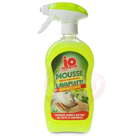 Detergent Spuma IO Sgrasso pentru vase cu pulverizator 500 ml