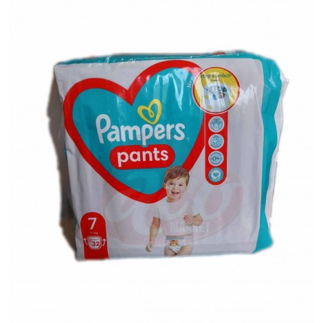 PAMPERS CHILOTEL NR.7 (+17KG) 32 BUC
