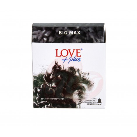 Prezervative Love Plus Big Max, 3 bucati 