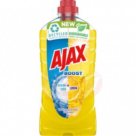 Detergent suprafete Ajax cu bicarbonat de sodiu si lamaie 1l