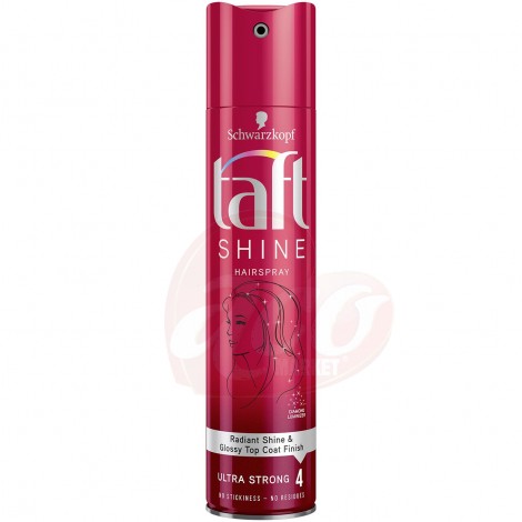 Lac fixativ Taft Shine Ultra Strong Nr 4 250 ml