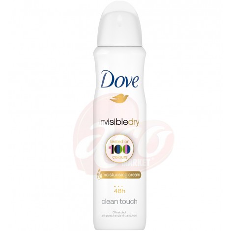 Deodorant antiperspirant spray Dove Invisible Dry 250ml