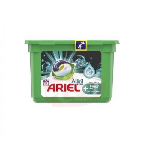 Detergent capsule Ariel All in One PODS Plus Unstoppable, 13x27,1 ml 
