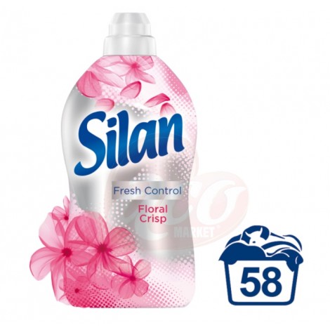 Balsam de rufe Silan Floral Crisp, 58 spalari, 1.45 L