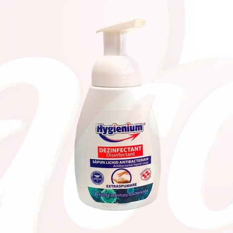 Sapun lichid dezinfectant extraspumare, Hygienium 250 ml