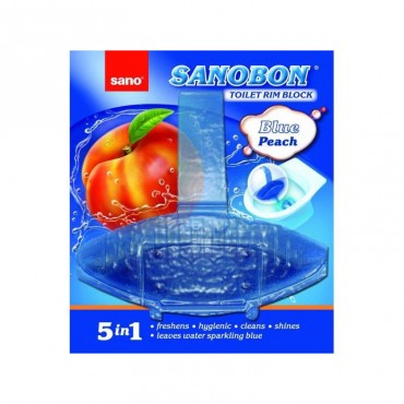 Odorizant wc Sano Bon Blue Peach 5 in 1 55 gr