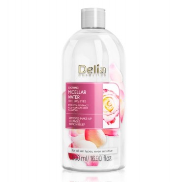 Apa micelara DELIA SOOTHING ROSE cosmetics 500 ml