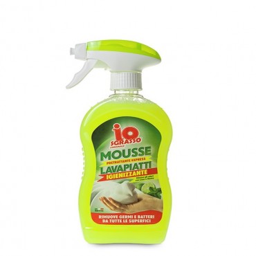 Detergent Spuma IO Sgrasso pentru vase cu pulverizator 500 ml