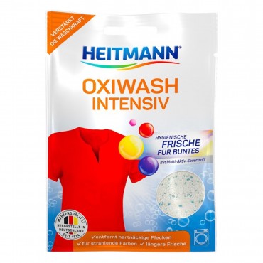 Praf concentrat Oxy-Wash pentru dizolvarea petelor 50g Heitmann