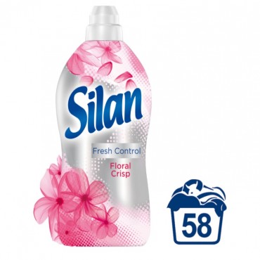 Balsam de rufe Silan Floral Crisp, 58 spalari, 1.45 L