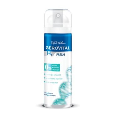 Deodorant antiperspirant spray Gerovital H3 Fresh 150ml