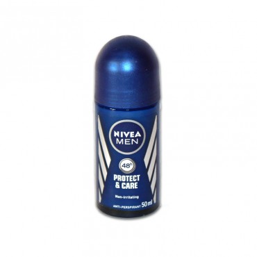 Deodorant antiperspirant roll-on pentru barbati Nivea Protect & Care 50ml