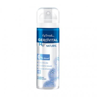Deodorant antiperspirant spray Gerovital H3 Natural 150ml