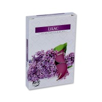 Candela tip pastila set 6 lumanari parfumate aroma Liliac