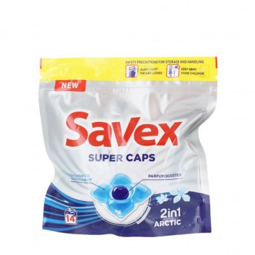 Detergent capsule Savex 2in1 fresh 14buc * 24.8gr